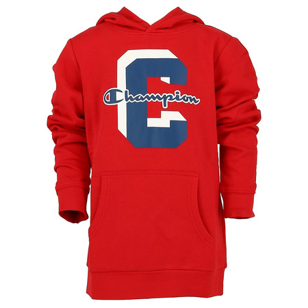 Champion Atlhetic Kids Big Logo Hoodie (Rot/Blau)
