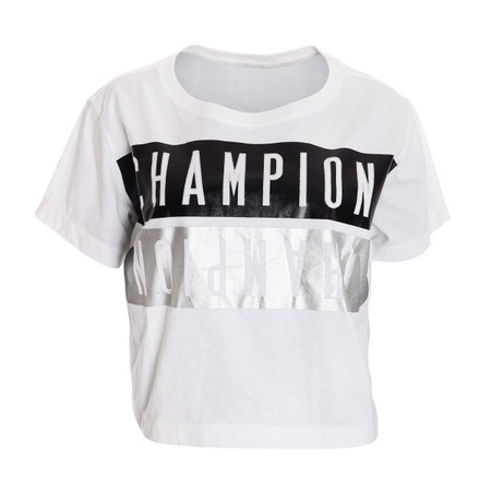 Champion Authentic CustomFit Cropped T-Shirt Women\'s (White)