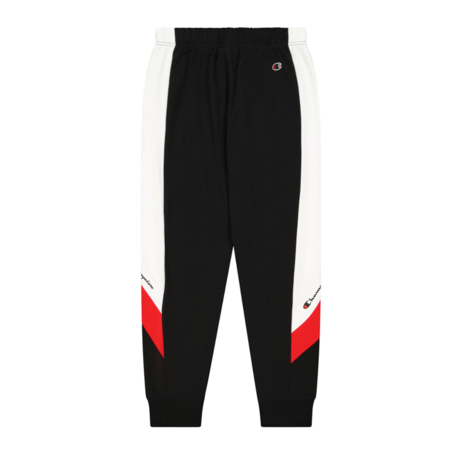 Champion Basketball Inspired Color Block Logo Rib Cuff Pants "Black"