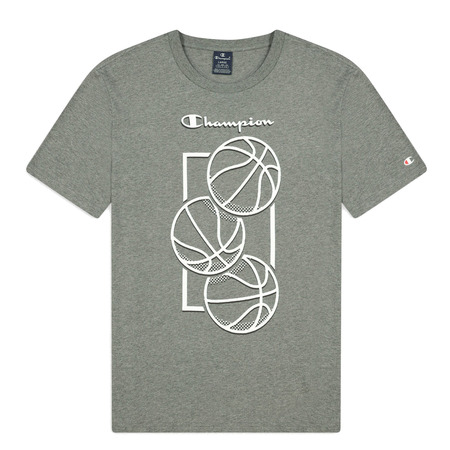 Champion Basketball Legacy Graphic Front Print Tee "Gray"