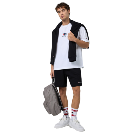 Champion Big C Logo Stickerei Crewneck T-Shirt "White"