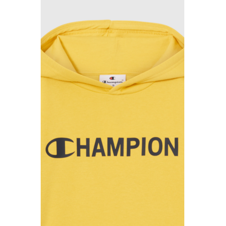 Champion BOYS' FLEECE HOODED SWEATSHIRT GRAPHIC "YELLOW"