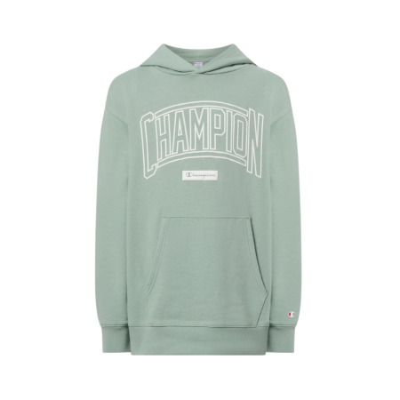 Champion Boys’ Hooded Sweatshirt with Puff Print "Honeydew"