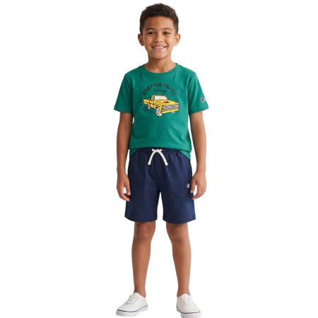 Champion Boys’ T-Shirt and Shorts Set "Green and Navy"