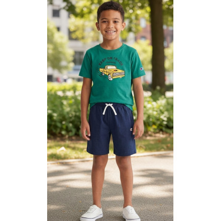 Champion Boys’ T-Shirt and Shorts Set "Green and Navy"