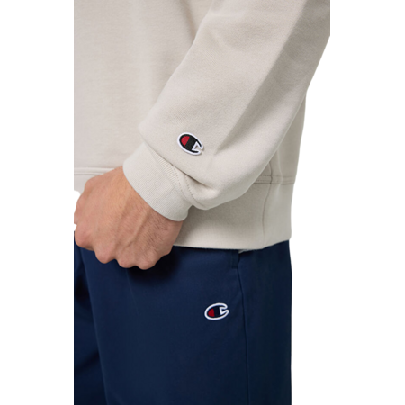 Champion bestickt Big Logo Crewneck Sweatshirt "Beige"