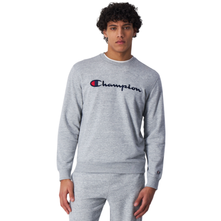 Champion bestickt Big Logo Crewneck Sweatshirt "Light Grey"