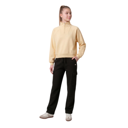 Champion Girls' Fleece Cargo Pants Icons "Black"