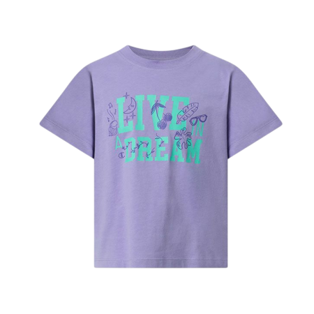 Champion Girls GRAPHIC CREW NECK Tee "purple"
