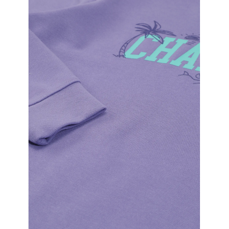 Champion Girls Hooded  Sweatshirt  graphic logo "purple"