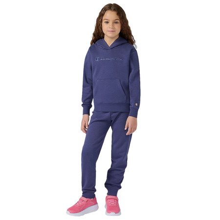 Champion Girls Rib Cuff Fleece Joggers Icons "Denim Blue"