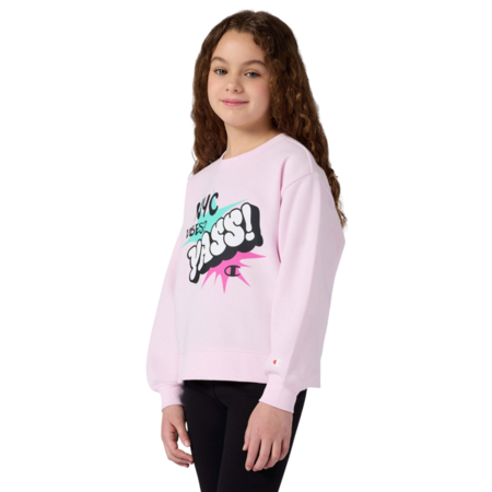 Champion Girls' Tracksuits Fleece Sweatsuit with Graphic "Pink"
