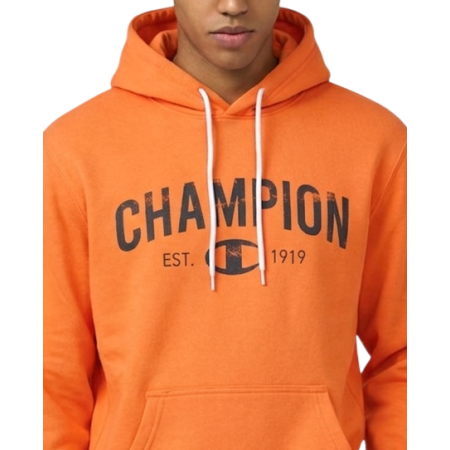 Champion Graphic Logo Est. "C" 1919 Pullover Hoodie "Dull Orange"