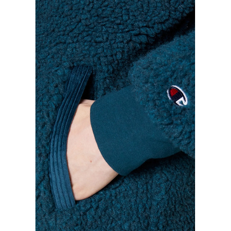 Champion Half Zip Polar Fleece Pullover "Dark Green-Blue"