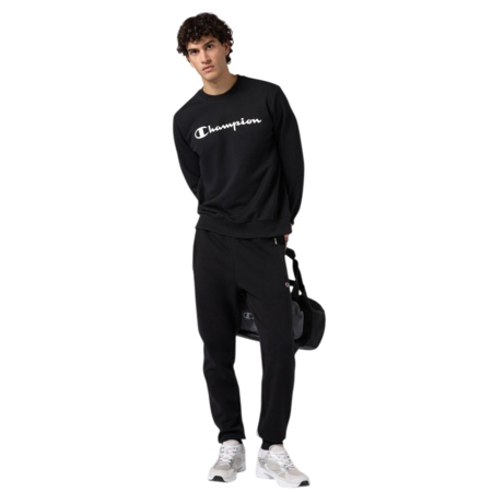 Champion Icon Pocket Zip Rib Cuff Fleece Slim Fit Pants "Schwarz"