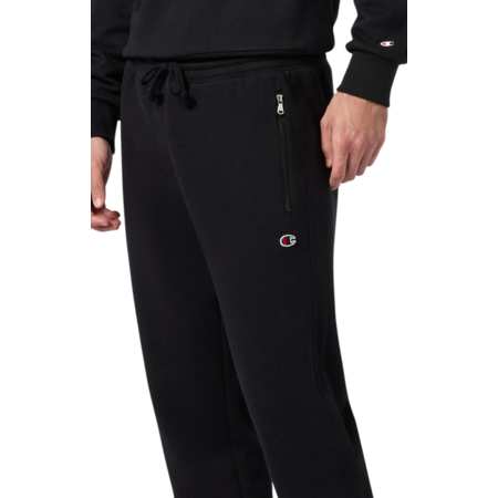 Champion Icon Pocket Zip Rib Cuff Fleece Slim Fit Pants "Schwarz"