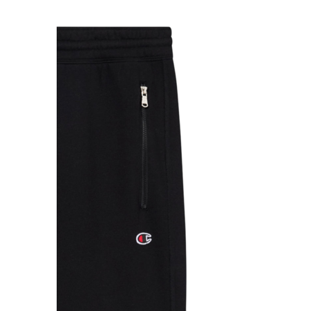 Champion Icon Pocket Zip Rib Cuff Fleece Slim Fit Pants "Schwarz"