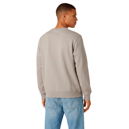 Champion Icons Men’s Lightweight Crewneck Sweatshirt with Tonal Logo "Warm Grey"