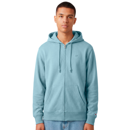 Champion Icons Men's Lightweight Full-Zip Hoodie "Pastel Blue"