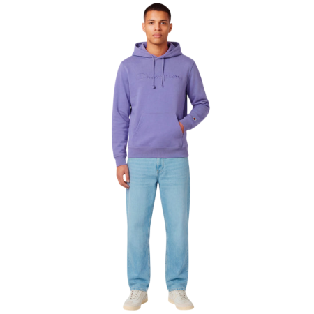 Champion Icons Men's Lightweight Hoodie with Embroidered Logo "Lilac"