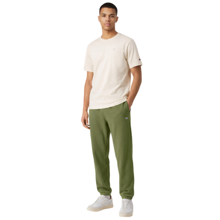 Champion Icons Men’s T-Shirt with Small C Embroidery Logo "Cream"