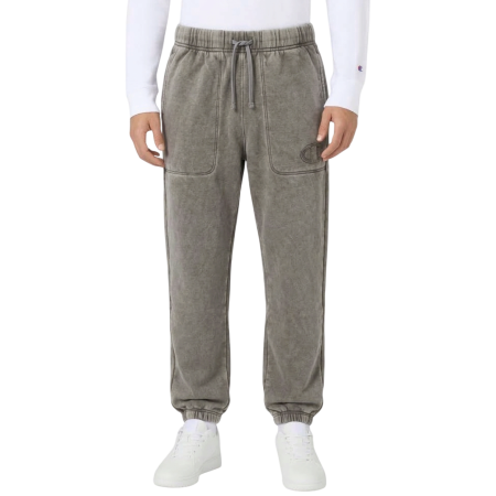 Champion Icons Men’s Washed Fleece Pants with Elastic Cuff "Dark Grey"