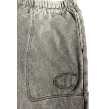 Champion Icons Men’s Washed Fleece Pants with Elastic Cuff "Dark Grey"
