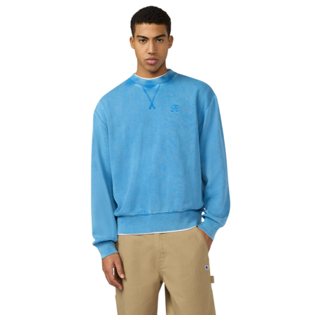 Champion Icons Men’s Washed Lightweight Crewneck Sweatshirt "Blue"