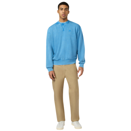 Champion Icons Men’s Washed Lightweight Crewneck Sweatshirt "Blue"
