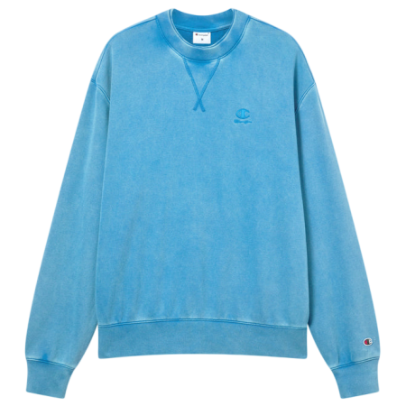 Champion Icons Men’s Washed Lightweight Crewneck Sweatshirt "Blue"