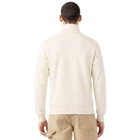 Champion Icons Small Embroidered Logo Half Zip Fleece Sweatshirt "Cream"