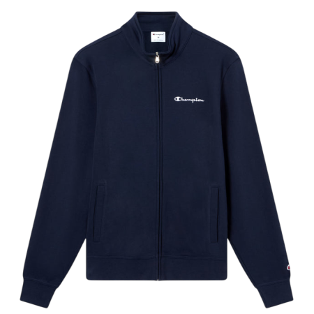 Champion Icons Small Embroidered Logo Hoodie Fleece Full-Zip "Navy"