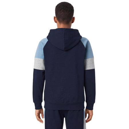 Champion Kids Colour Block Embroidery Logo Pullover Hoodie "Navy-Blue"