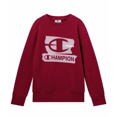 Champion Kids Graphic Crew Neck Sweatshirt "Red"