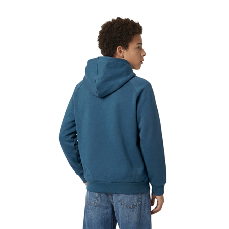 Champion Kids Graphic Logo Main Street Fleece Hooded "Dark Ocean Blue"