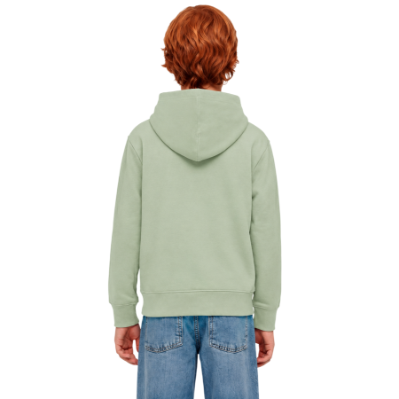 Champion Kids Graphic Logo Powerblend Fleece Hooded "Light Olive Green"