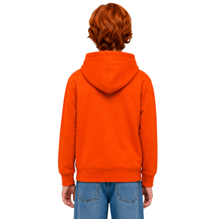 Champion Kids Graphic Logo Powerblend Fleece Hooded "Orange"