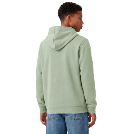 Champion Kids Graphic Logo Powerblend Full-Zip Fleece Hooded "Light Olive Green"