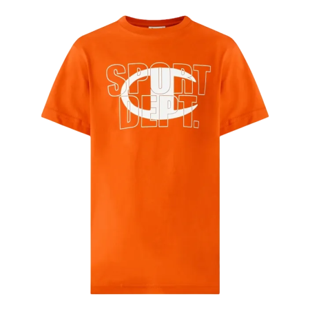Champion Kids Graphic Logo Powerblend T-Shirt "Orange"