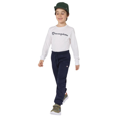 Champion Kids Rib Cuff Fleece Pants Icons "Navy Blue"
