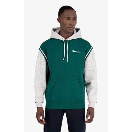 Champion Legacy Contrast Layered Small Script Logo Hoodie