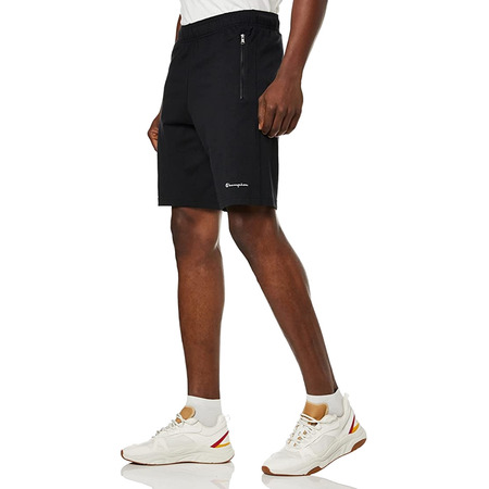 Champion Legacy Baumwolle Zip Pocket Script Logo "Schwarz"