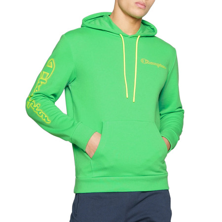 Champion Legacy Spray Neon Kapuzenpullover "Lime Green Flour"