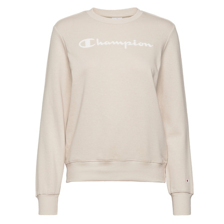 Champion Legacy Wm ́s Front Script Logo Sweatshirt "Beige"