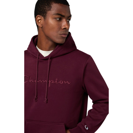 Champion Men’s Fleece Hoodie With Big Embroidered Logo Icons "Burgundy"