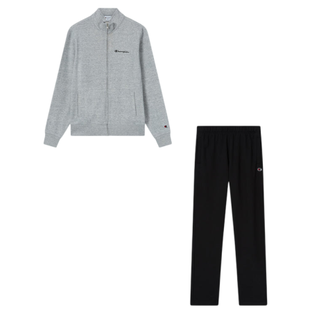 Champion Men’s Lightweight Full Zip Tracksuit "Light Grey"