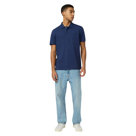 Champion Men’s Polo with Embroidered Logo "Cobalt Blue"