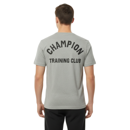 Champion Men’s Training Club Logo T-shirt "Heather Grey"