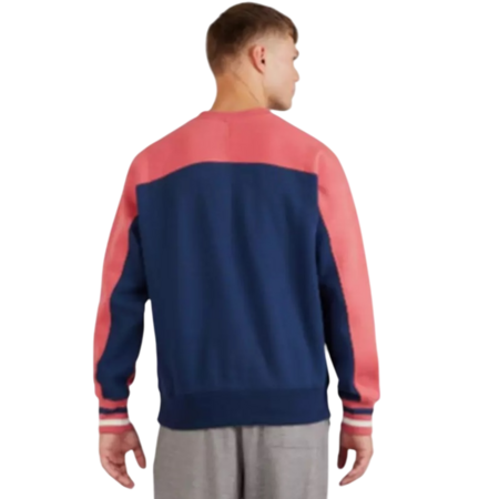 Champion Rochester Buchhandlung V-Neck Fleece Sweatshirt "Navy-Red"