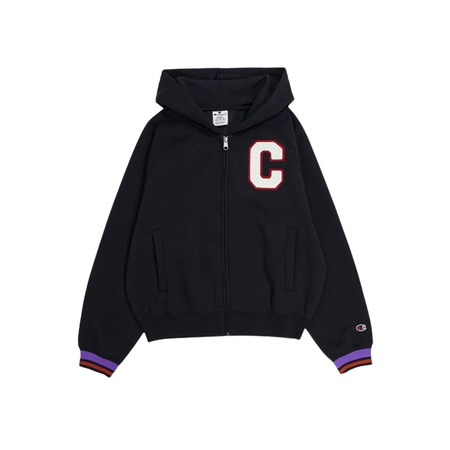 Champion Rochester Wms Bookstore Heavy Fleece FZ Jacke "Black"